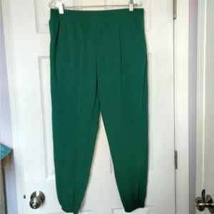 H&M Forest Green Large Sweatpants